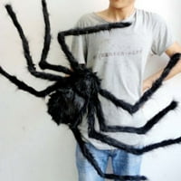 Sablasni gigant prijenosni Halloween Spider 30 Viseći ukras, crne noge proširuju se, Halloween Spider