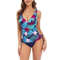 Flash Sale Himaway Womens kupaće kostim modni ženski V-izrez bez rukava splitsko kupaći kostim mornarice