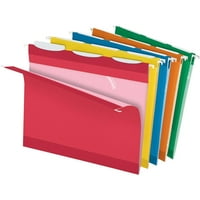 Pendafle Ready-Tab karticu Cut Recycled Recycl Folder Folder - 1 2 11 - raznovrstan - 10% recikliranih