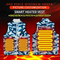 Muški i ženski modeli zastoj zastoj zagrijavanja USB inteligentni termostatski grijanje pamuk košulja