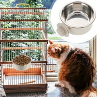 Pet za topline otporne od nehrđajućeg čelika Type štene mačka pića posude za pse Portable PET vodeni dozir za dispenzer za kućne ljubimce - siva