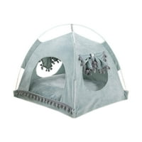 Kabina mačje kuće prozračena sa jastukom malog psećeg šatora za pse kućni ljubimci zečji zeleni
