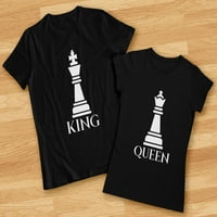 Šahovska kralj kraljica zalagaonica Porodična majica Tata mama dječja podudaranja odjeće postavljena