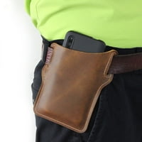 Muškarci Telefon za nosač hip torbica Viseća vrećica za struk Holster Wallet PU kožna nose za futrolu Mini putni mesi