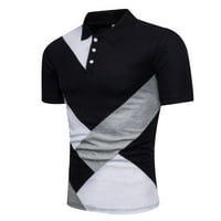 Polo majice za muškarce muške modne majice casual kratkih rukava za golf majice u boji pamučni gornji
