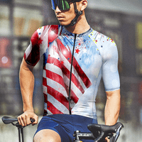 Vrhovi ciklusa odraslih sretan 4. jula Novost kratkih rukava Soft Racing Bicikl Day za neovisnost za