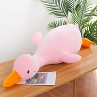 Crtani patka pliša lutka super mekani elastični stražnji jastuk lijepi plišani punjeni jastuk za spavanje