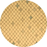 Ahgly Company u zatvorenom okruglom krute smeđe modernim prostirkama, 8 'okruglica