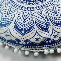 Giligiliso Domaći dekor okrugli boemski meditacijski jastuk za medijaciju Osmansko jastuk Jastučnica