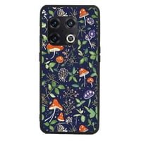 Tamnoplava-čarobna-šumska gljiva-botanica-priroda-estetska-sjajna futrola za telefon za žene za žene