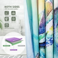 Gradient mramorna mastila Teksturna zavoja za tuširanje vodootporna apstraktna boja Šarena zavjesa za kupatilo Kupatilo Dekor zavjesa sa kukom