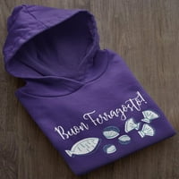 Buon Ferragosto Seafood Doodles Hoodie Toddler -Image by Shutterstock, Toddler