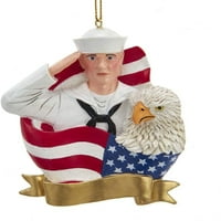 Američki mornarski vojnik božićni ukras