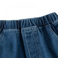 Bayell Baby Little Boys Jeans Hotsas, Ripped Stretchy Jednostavan dizajn Slatke ljetne traper hlače svijetlo plava 1-6y