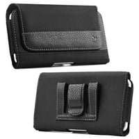 Luxmo robusna torbica kompatibilan sa holsterom za iPhone sa alatom za ključeve - crna