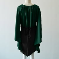 Za žensku haljinu trube za irsku košulju s korzetom Tradicionalna haljina Ženska gotička retro dugih