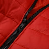 Yubnlvae Kvalitetna gornja jakna Lagana paketa Jesen Muški topli kaput patentni zatvarač niz zimsku