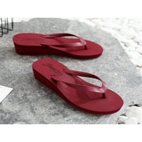 Žene Flip Flops Ljetna platforma Sandal Wedge Thong sandale Neklizajuće Ležerne cipele Dame slajdova