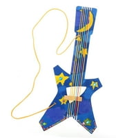 Božićne igračke za djevojčice 8 - ručno izrađeno DIY WHITE EMMBRYO DRVENO Mala gitara Dječji materijal za izradu slikarskih domaćih muzičkih instrumenata za dječake i djevojke