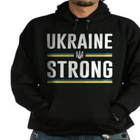 Cafepress - Ukrajina jaka kapuljača - pulover Hoodie, klasična, udobna dukserica sa kapuljačom