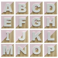 Breći za Craft Brech Wood CALORALNI STYERS NORDIKSKI STYLE Edukativni pisma Blokiraj dječju igračku Kvadratnu kompaktnu abecedu B