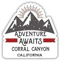 Corral Canyon California Suvenir Dekorativne naljepnice