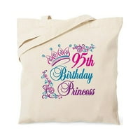 Cafepress - 95. rođendan Princess Tote torba - prirodna platna torba, Torba za trbuhu