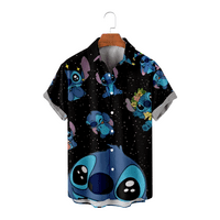 Loli & Stitch delikatna košulja Raširena ovratnica Man Woman Top, Odrasli-6XL, # 08
