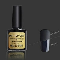 Glavni dijt matt top kaput UV dijamantski gel za nokte poljski temeljni nail art crna 12ml - Početna