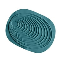Dezsed ovalni silikonski mat zdjelica za zdjelu, toplotna izolacija Proklizačka zadebljana čaše za dezade