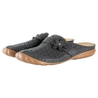 Welliumy Womens Sandale klizne na zaptivaču plaže Mules unutarnji vanjski casual cipele Retro ljeto