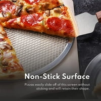 Debela aluminijumska roštilj, brašno sito, pica mreža, roštilj specijalni alati, restoran aluminijumski pizza grill ploča