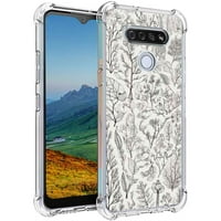 Ručno crtano-priroda-natural-telefon, dizajniran za LG K Case Soft TPU za djevojčice Boys poklon, udar