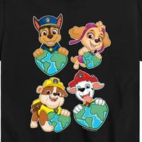 Paw Patrol - Heart Earth - grafička majica kratkih rukava i mlade