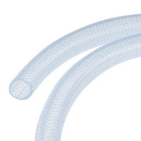 5 8 ID 6,6ft prozirna pletenica ojačana PVC cijev visoki pritisak za crijevo za vodu