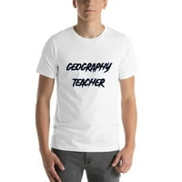 Geografski učitelj Slither stil kratkih rukava pamučna majica po nedefiniranim poklonima