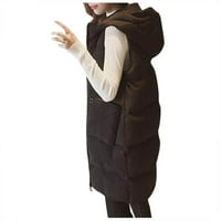 Miayilima plus veličina Ženska jakna kaputa kaputi za žene Ležerne prilike, zimski kaput s dugim rukavima