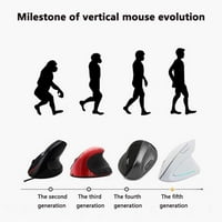 2.4G bežični vertikalni ergonomski optički miš, DPI za laptop, radna površina, računar, macbook