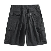Teretne kratke hlače Muške plus veličine Teretne kratke hlače Multi-džepovi opuštene ljetne kratke hlače