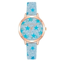 Ausyst satovi za žene Juxiaosho ženski modni sat sat sat od nehrđajućeg čelika casual haljina za ručni kristal Valentines Day Pokloni
