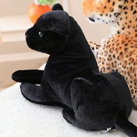 Realistična gigantska crna Leopard Panther plišane igračke mekane punjene životinjske jastuke Dječji