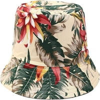 Cocopeants dame kašika kašika lijepi tisak dvostrano noseći ribarske šešire za žene ljetni bazen na