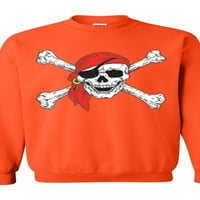 MMF - Ženske plus dukseve i duksevi - Halloween Jolly Roger Skull CrossBones