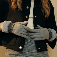 Kiplyki Akcija Držite tople ženske rukavice Topla čuvajte hladno otkaz toplim dodirnim dodirnim ekranom zimske vune zadebljanje plišane rukavice