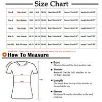 Penskaiy ženska modna casual okrugla digitalna tiskana majica kratkih rukava TOP bluza T -SHIrts za