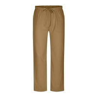 Tuphregyow muške vučne pamučne pantalone casual multi-džepovi jogger hlače pune teretne hlače patchwork