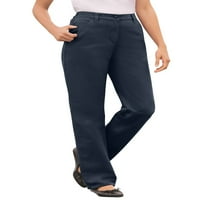 Žena unutar ženske plus veličine savršena pamučna stražnja elastična jean Jean