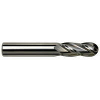 Alati 1 8 Prečnik 1 8 SHANK 4-flauta regularna dužina kugličnog nosa Blue serije Carbide End Mill