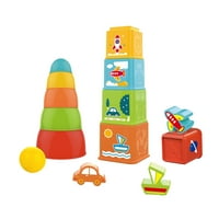 Dvokrevetne edukativne igračke postavljene zabave Zabava sigurna čaše za prosvjetljenje igračaka