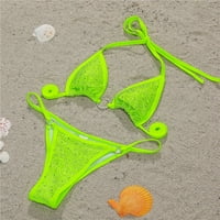 Tking Fashion Women kupaći konstruisti Solidni bikini Diakini Diamond kupaći kostim Popularni Split